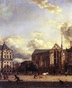 HEYDEN, Jan van der Dam Square, Amsterdam oil painting reproduction